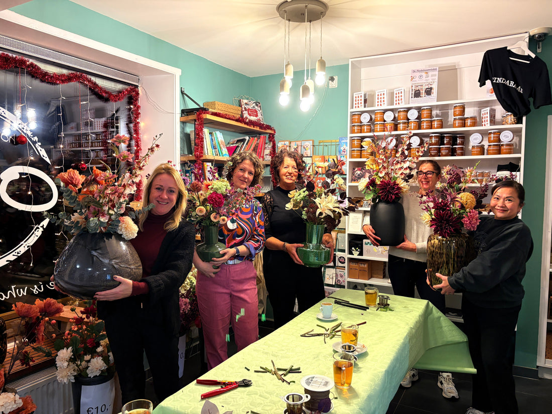 Workshop creëer je eigen zijden boeket