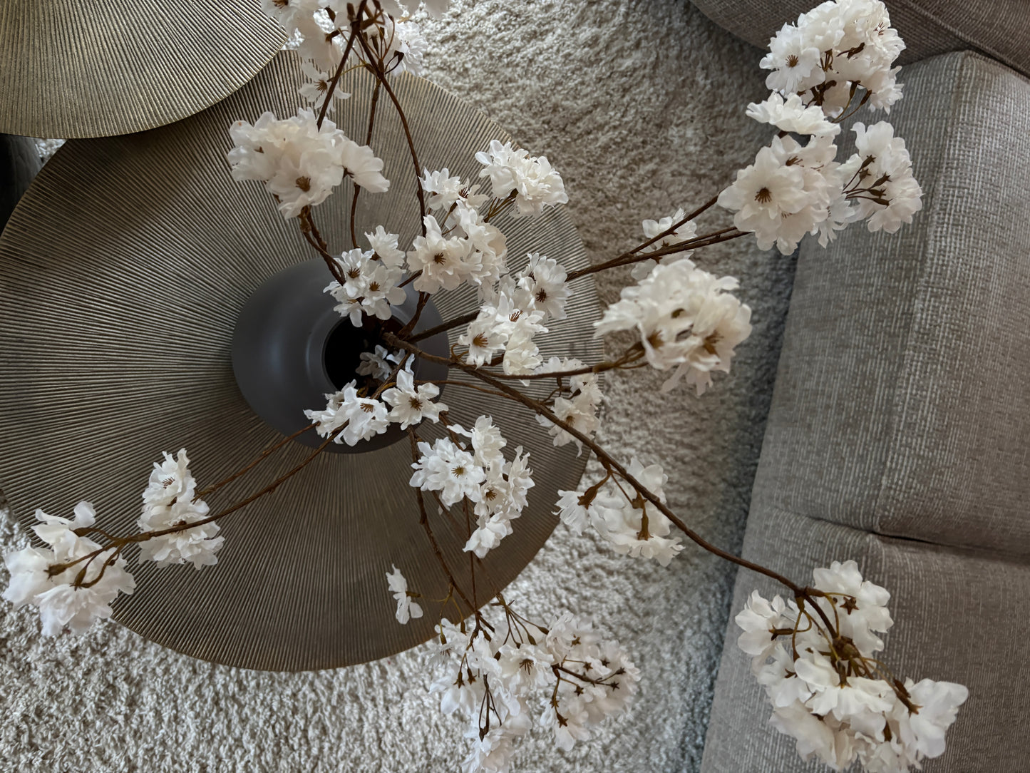 Zijden Prunustakken Wit