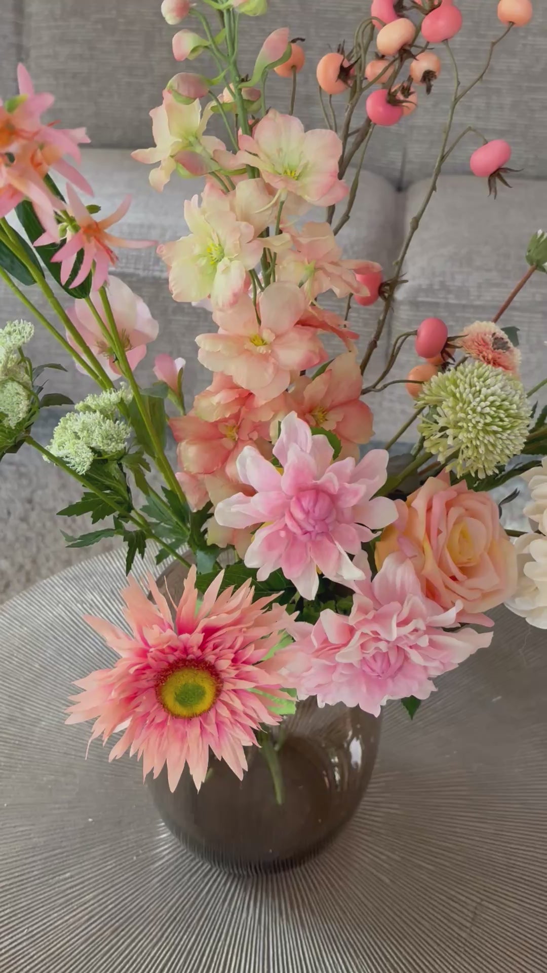 Video van zijden boeket Isa