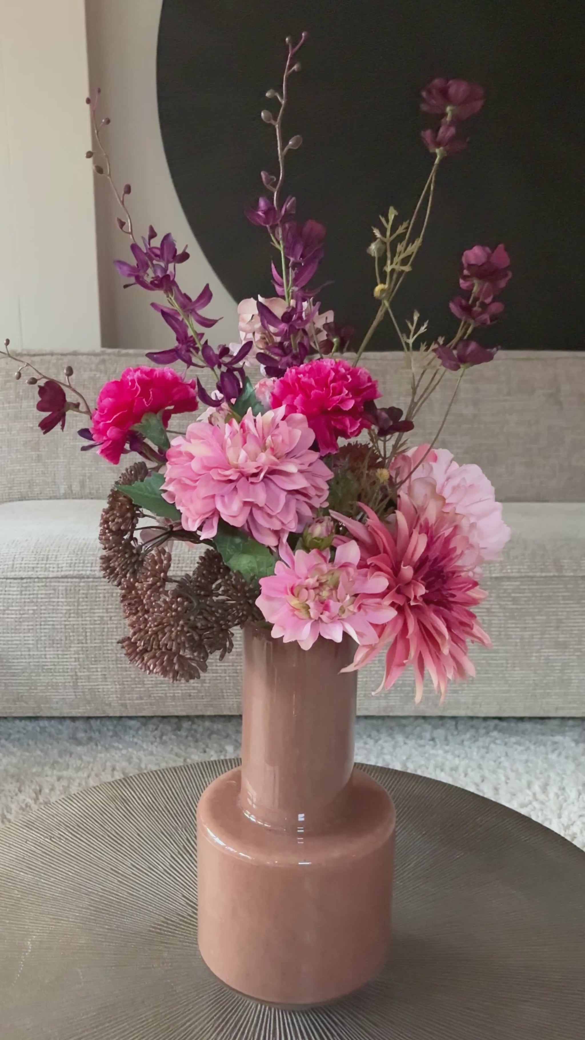 video van zijden boeket Linde